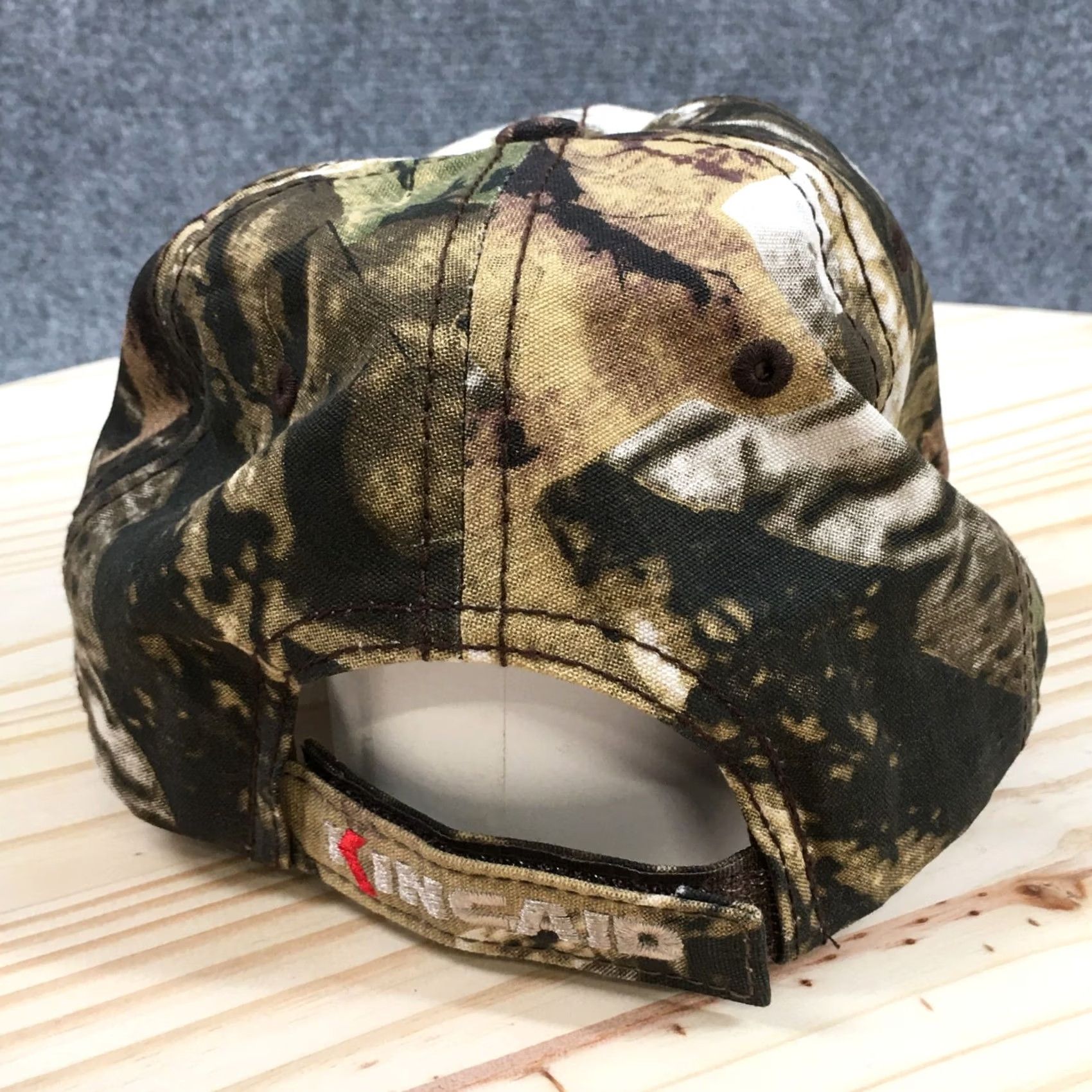 Vintage The Max Hat Baseball Cap Unisex Brown Camo OSFA Adjustable Embroidered Size ONE SIZE - 7 Thumbnail