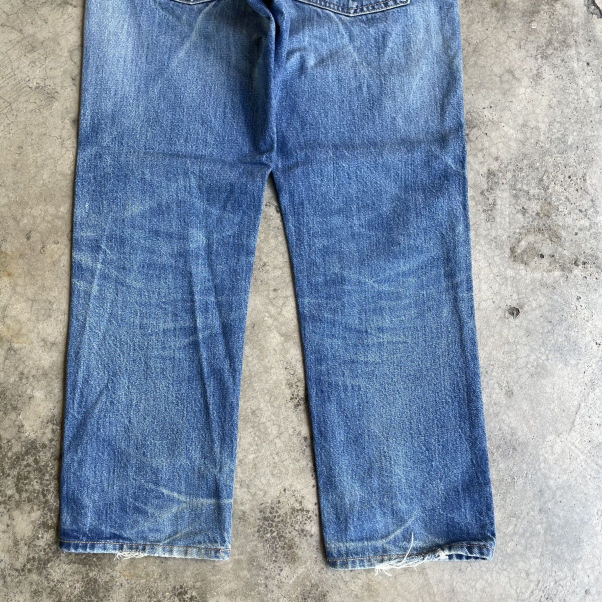 Japanese Brand 🔥🇯🇵Japanese Brand Stoned Washed Ripped Distress Denim Jeans Size US 32 / EU 48 - 6 Thumbnail