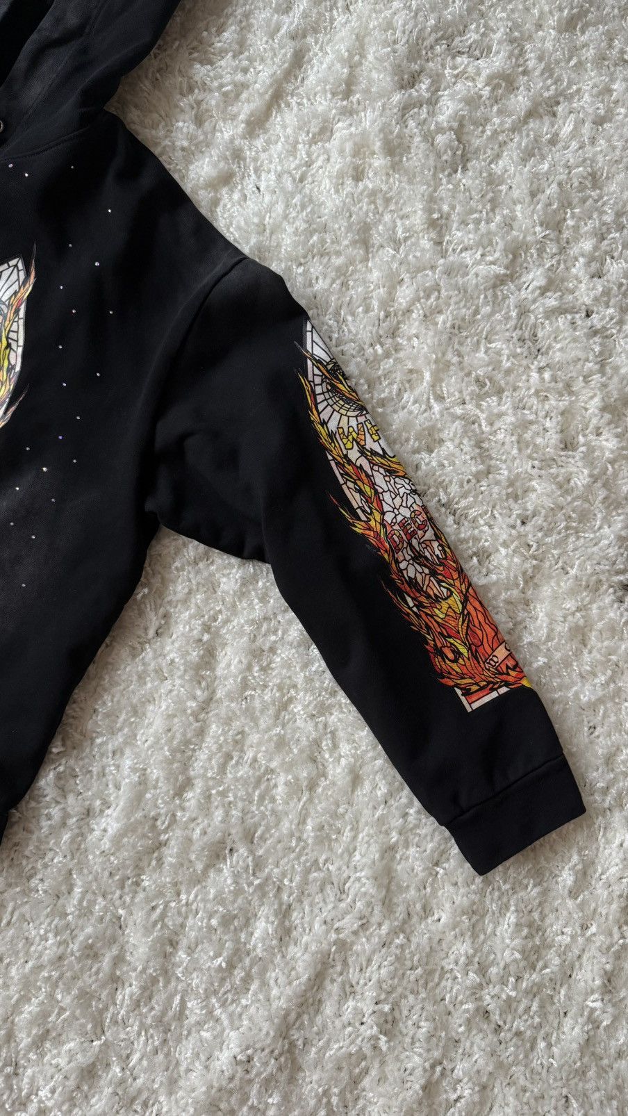 Who Decides War Who Decides War Flame Glass Coal Hoodie M Size US M / EU 48-50 / 2 - 4 Thumbnail