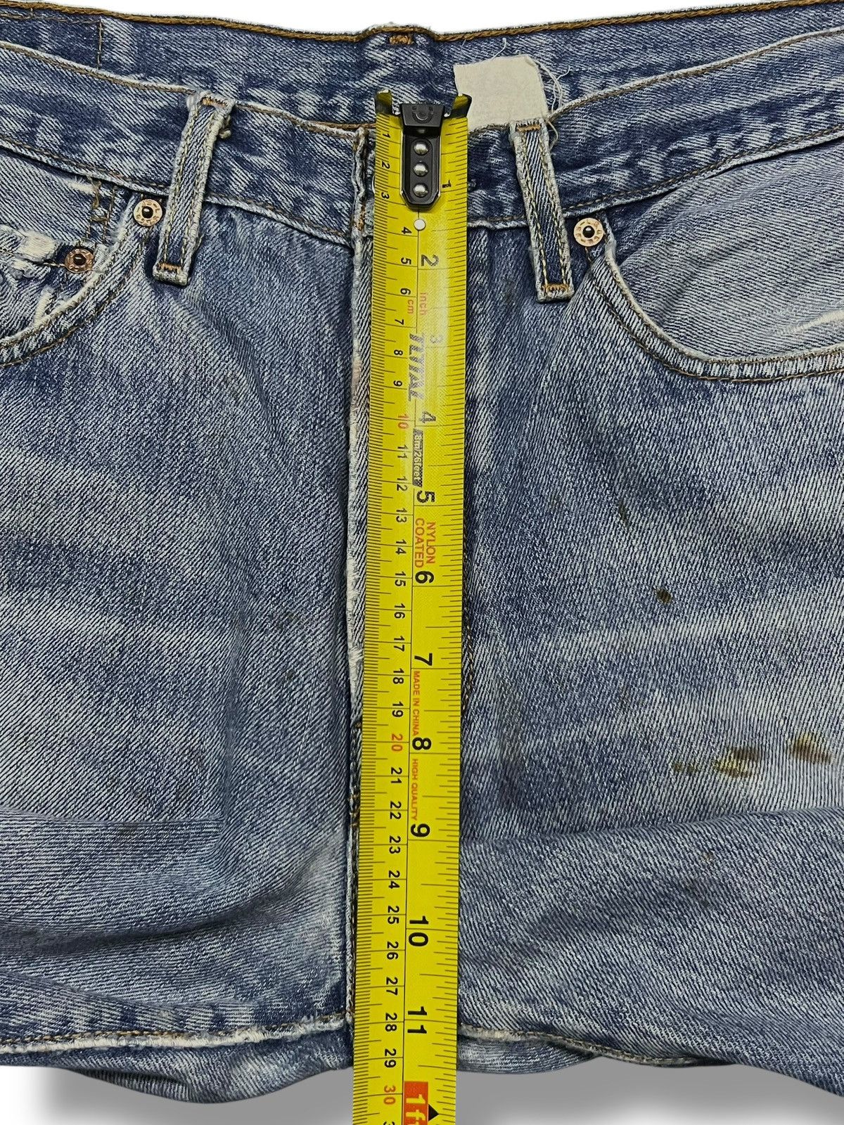 Levi's Vintage Levi’s 501 Button Fly - Faded,Ripped Destroyed Jeans Size US 31 - 17 Thumbnail