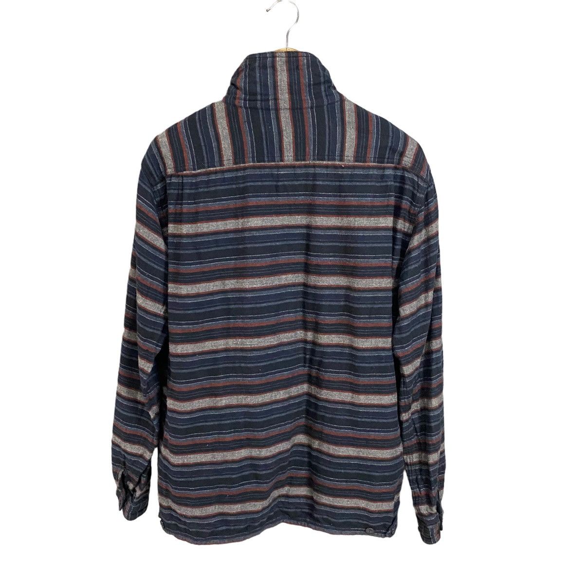 Global Work × Japanese Brand Global Work Stripe cotton jacket button up Size US L / EU 52-54 / 3 - 4 Thumbnail