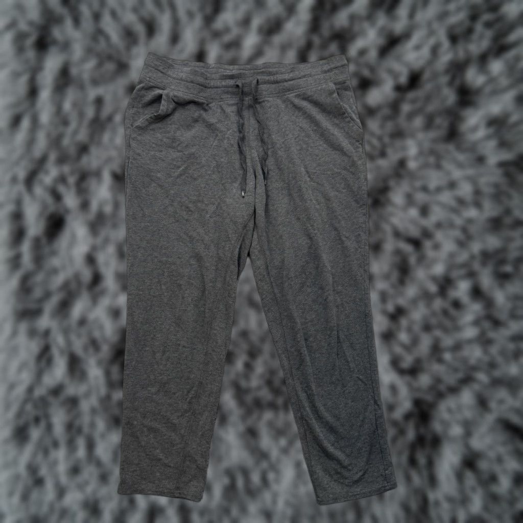 Champion Champion Pants Mens Large Gray Jogger Lounge Drawstring Pockets 28in 24.5in Regular 60/40 Cotton-Polyester Sweatpants Gentlewear Mens Size US 33 - 1 Thumbnail