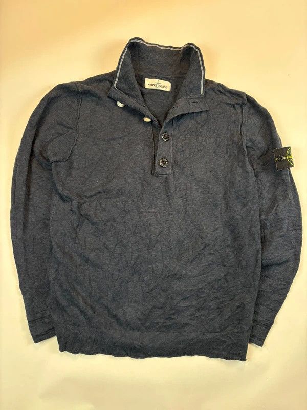 Stone Island Vintage Stone Island Pullover Zipper Size US L / EU 52-54 / 3 - 1 Thumbnail