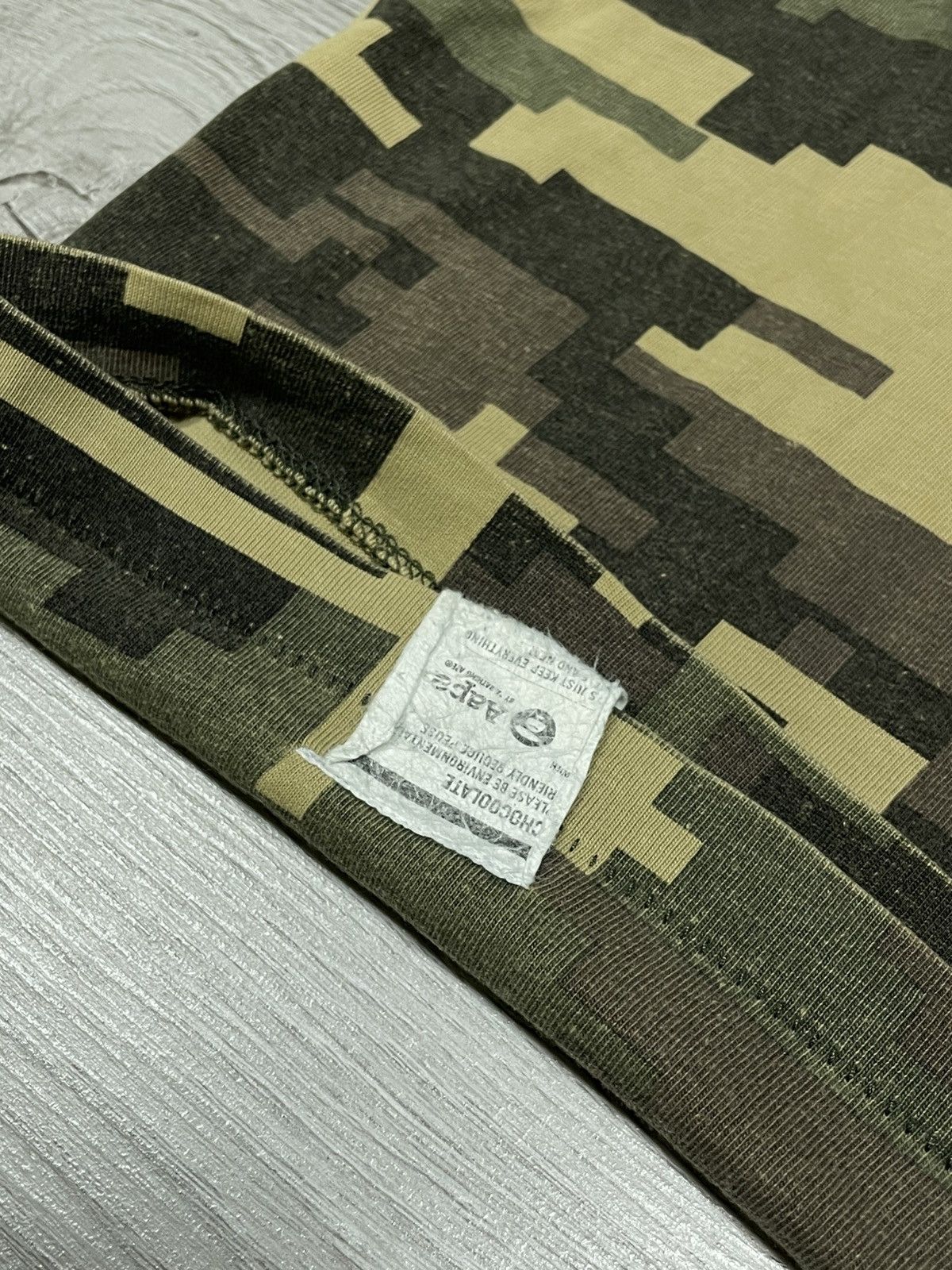 Aape BAPE aape RARE pixel camo head chocolate Tee Size US M / EU 48-50 / 2 - 3 Thumbnail