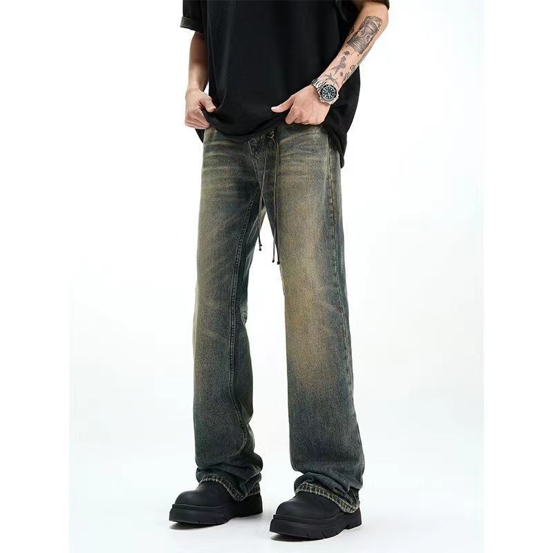 image of High Street Vintage Loose Jeans Blue, Men's (Size 33)