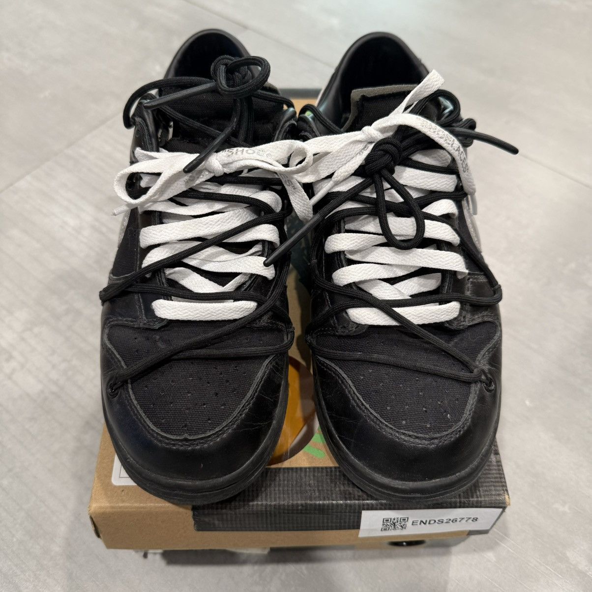 Nike × Off-White Off White Nike Dunk Low Lot 50 size 7.5 Size US 7.5 / EU 40-41 - 2 Thumbnail