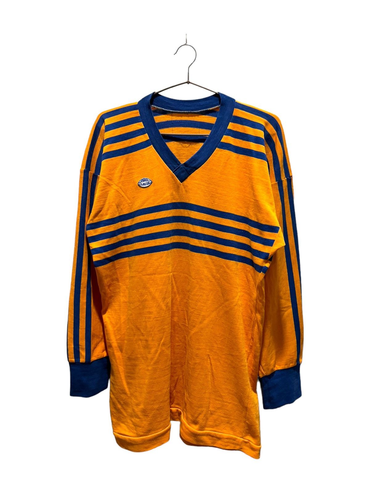 Vintage VINTAGE 70s 100 COTTON STRIPE GRIP LONGSLEEVE SHIRT Size US S / EU 44-46 / 1 - 1 Thumbnail