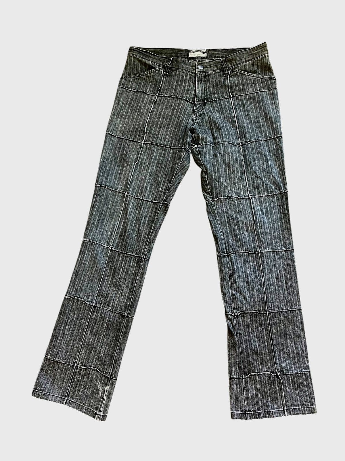 Michel Klein Michel Klein Sashiko Boro Style Jeans Pant Size US 33 - 1 Thumbnail