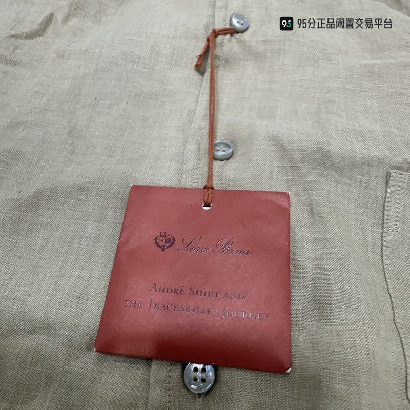 Loro Piana Loro Piana Men's Solid Linen Long-Sleeve Shirt Size US S / EU 44-46 / 1 - 1 Thumbnail