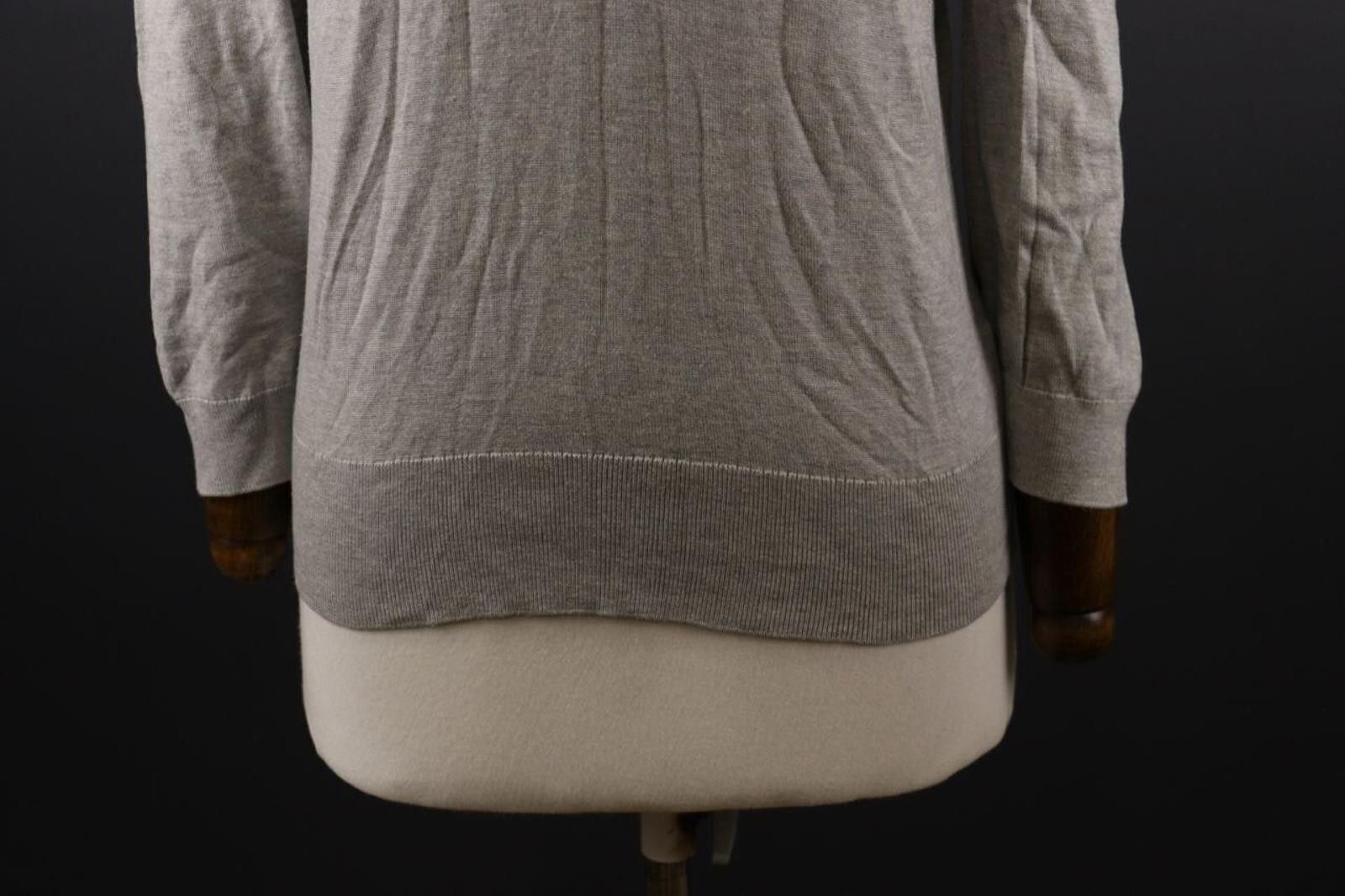 Lauren Ralph Lauren Lauren Ralph Lauren Gray Silk Drawstring Top Shirt Size M Size M / US 6-8 / IT 42-44 - 3 Thumbnail