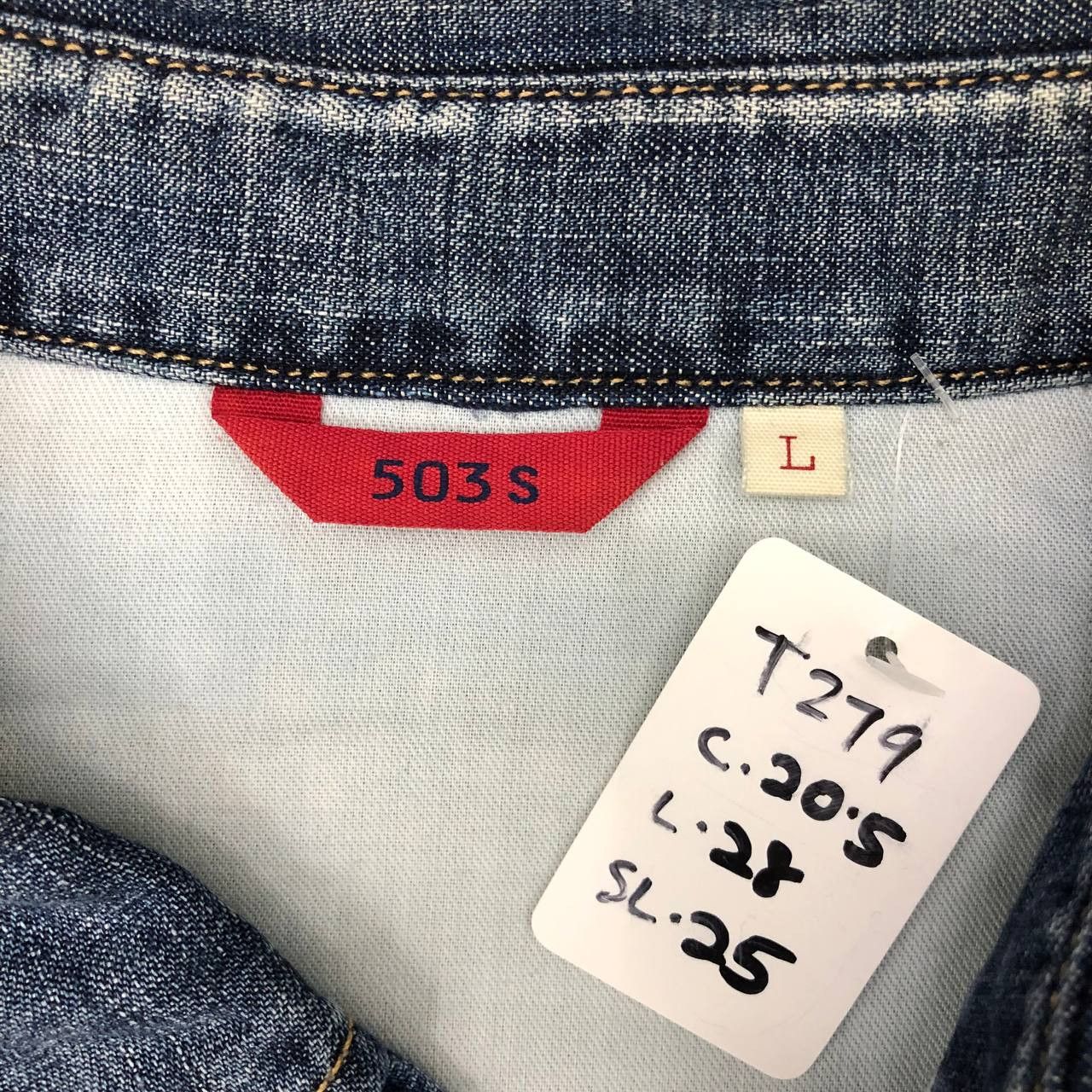 Edwin T279 EDWIN 503S WESTERN DENIM SHIRTS Size US M / EU 48-50 / 2 - 8 Thumbnail