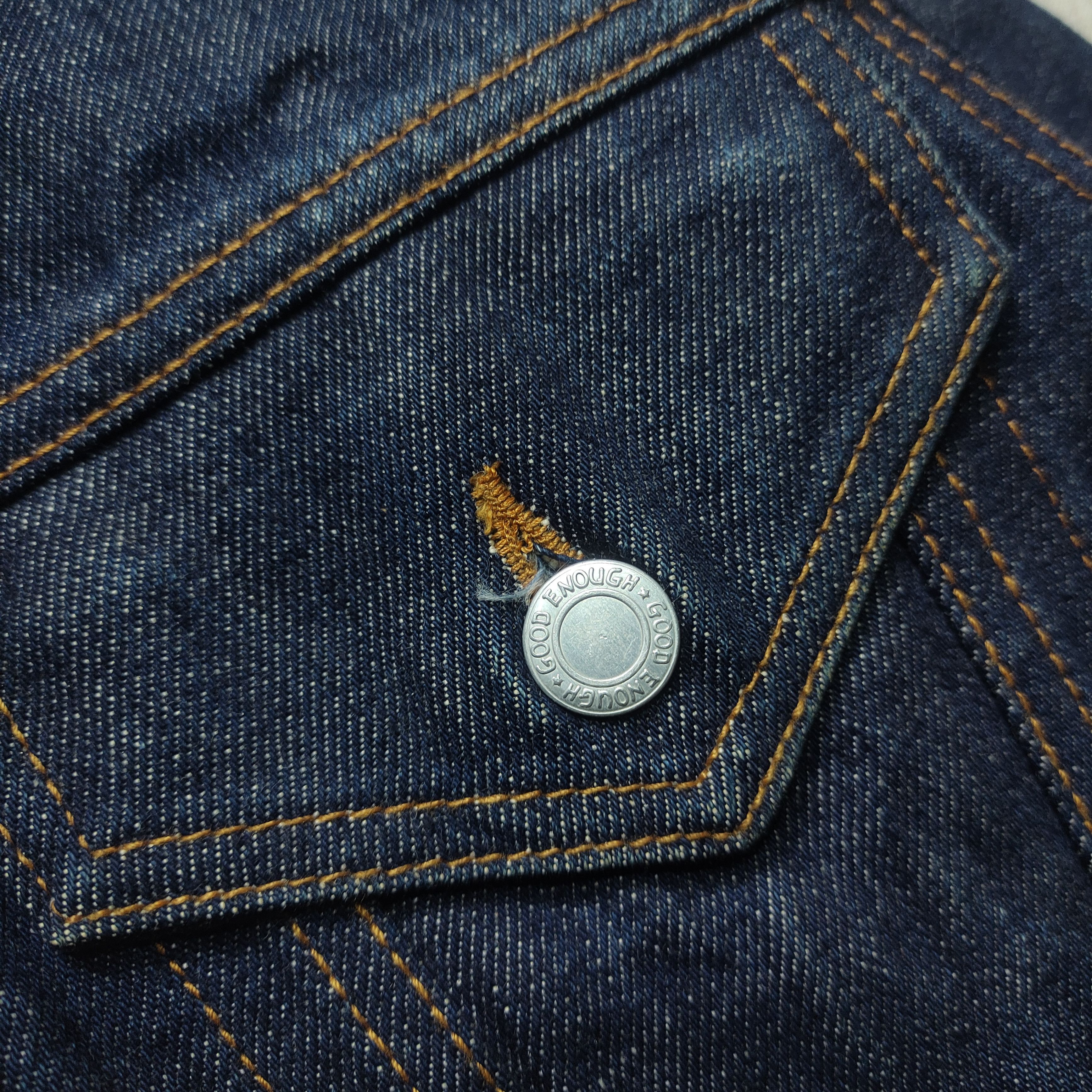GOODENOUGH × Hiroshi Fujiwara × Japanese Brand Goodenough GDEH Selvedge Denim Jacket Japanese Brand Size US S / EU 44-46 / 1 - 8 Thumbnail