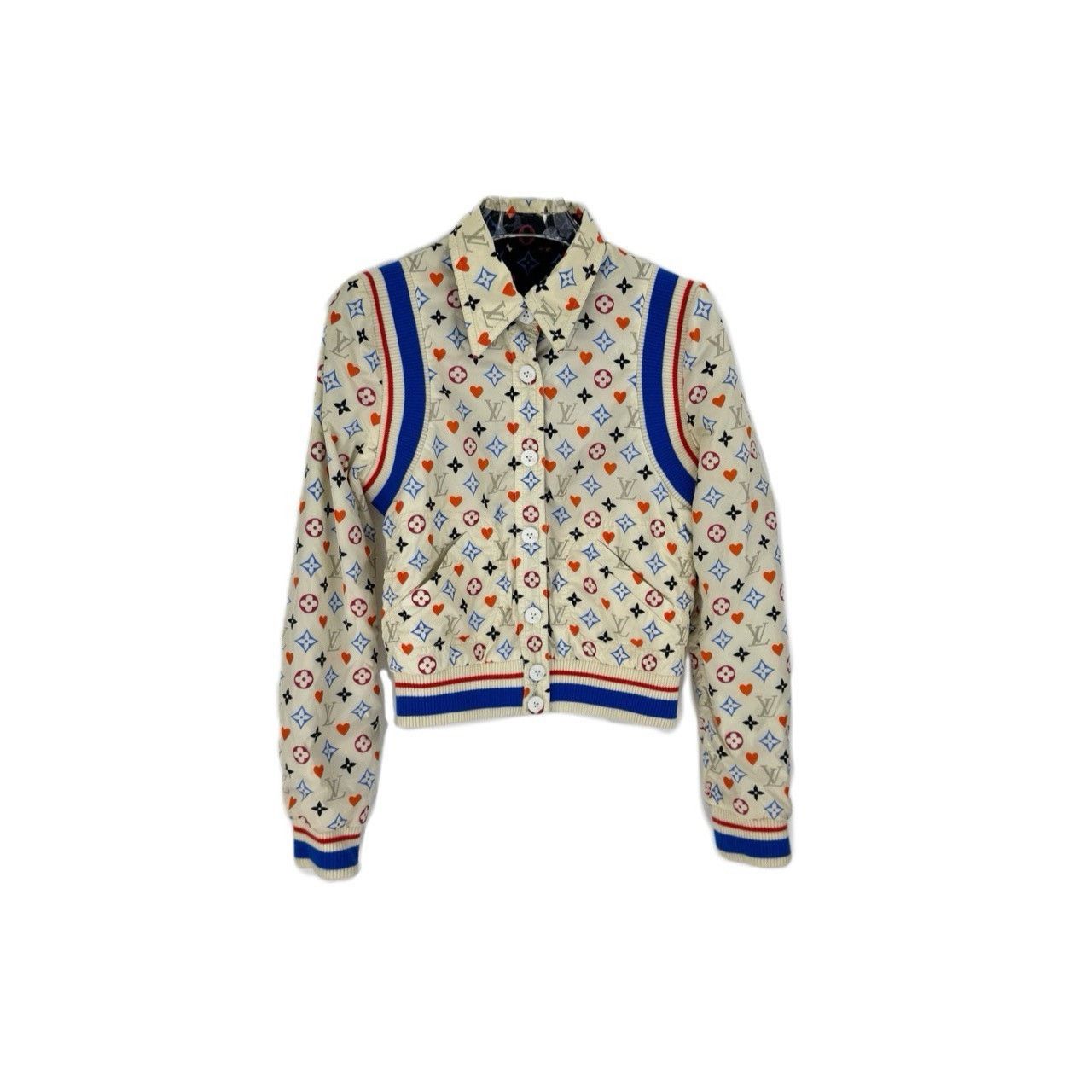 Louis Vuitton Louis Vuitton Black and white long-sleeved jacket with colo Size US S / EU 44-46 / 1 - 1 Thumbnail