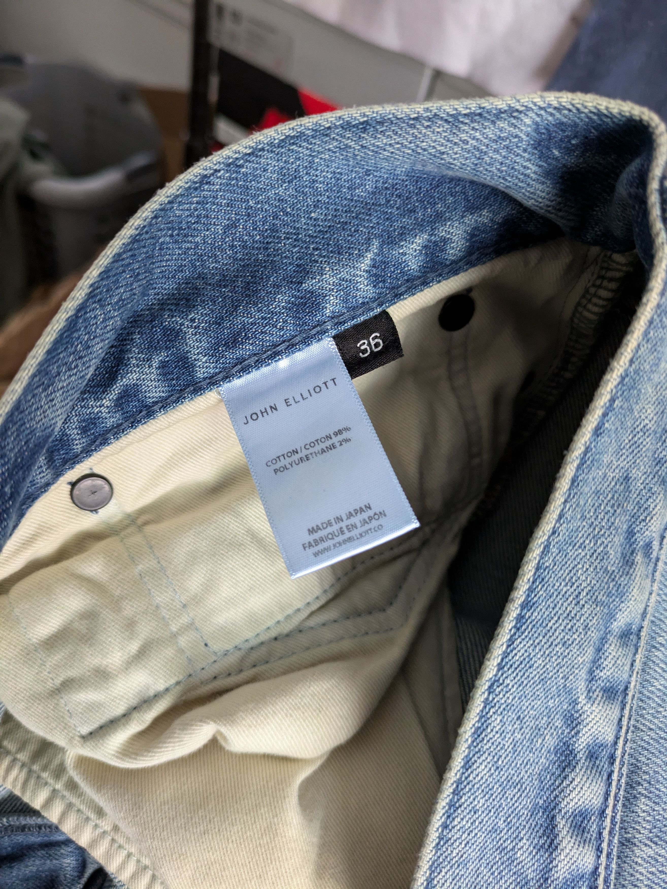John Elliott Cast 2 Japanese Denim Jeans Size US 36 / EU 52 - 8 Thumbnail
