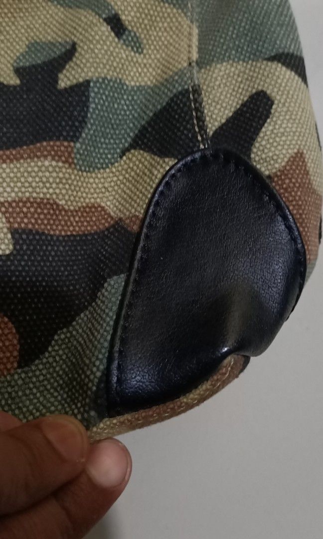 Issey Miyake Tete Homme x Issey Miyake Camo Canvas Shoulder Bag Size ONE SIZE - 6 Thumbnail