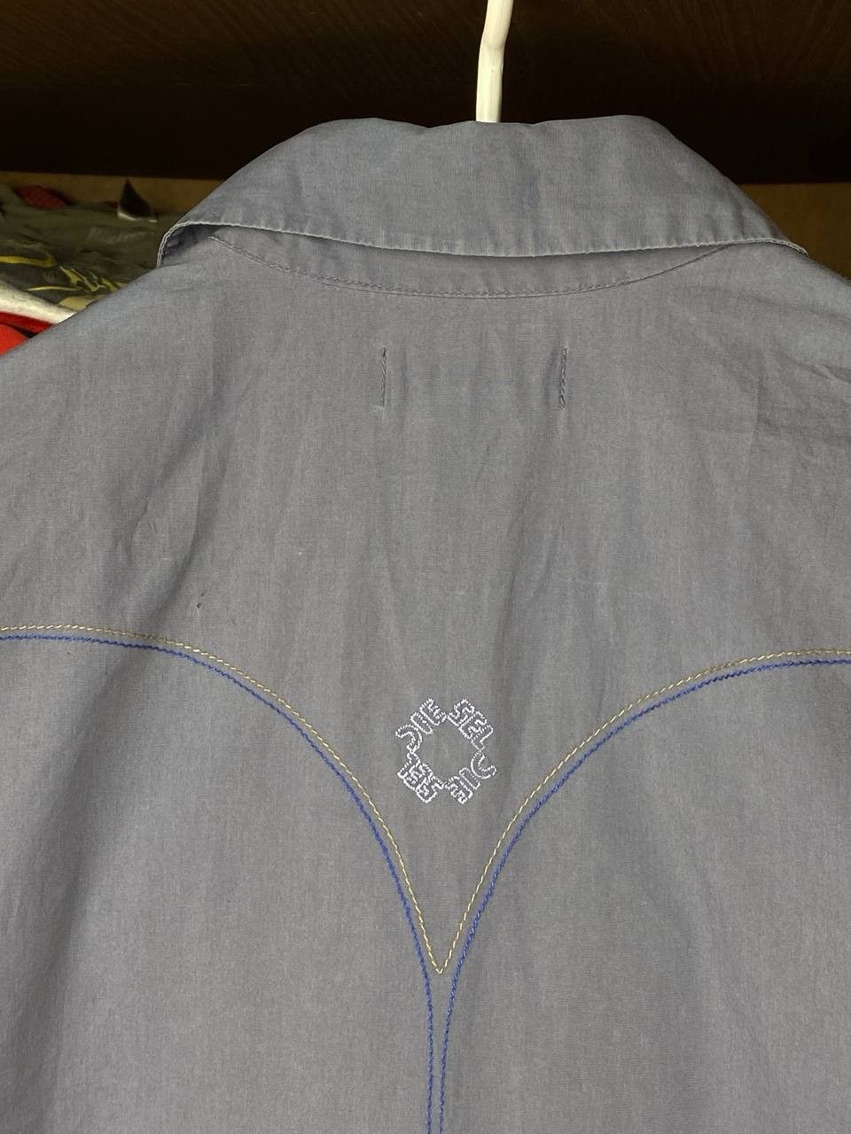 Diesel Vintage Diesel Embroidered Lines 00s Short Sleeve Shirt Size US S / EU 44-46 / 1 - 6 Thumbnail