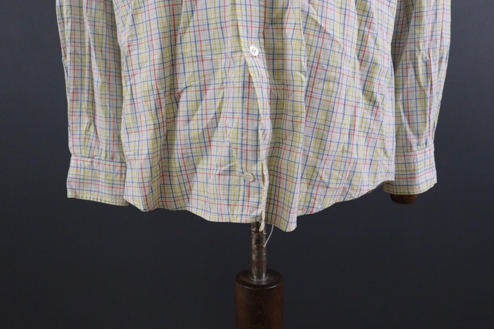Ermenegildo Zegna Zegna Sport Soft Multicolor Check Oxford Shirt Size M 3 Size US M / EU 48-50 / 2 - 3 Thumbnail