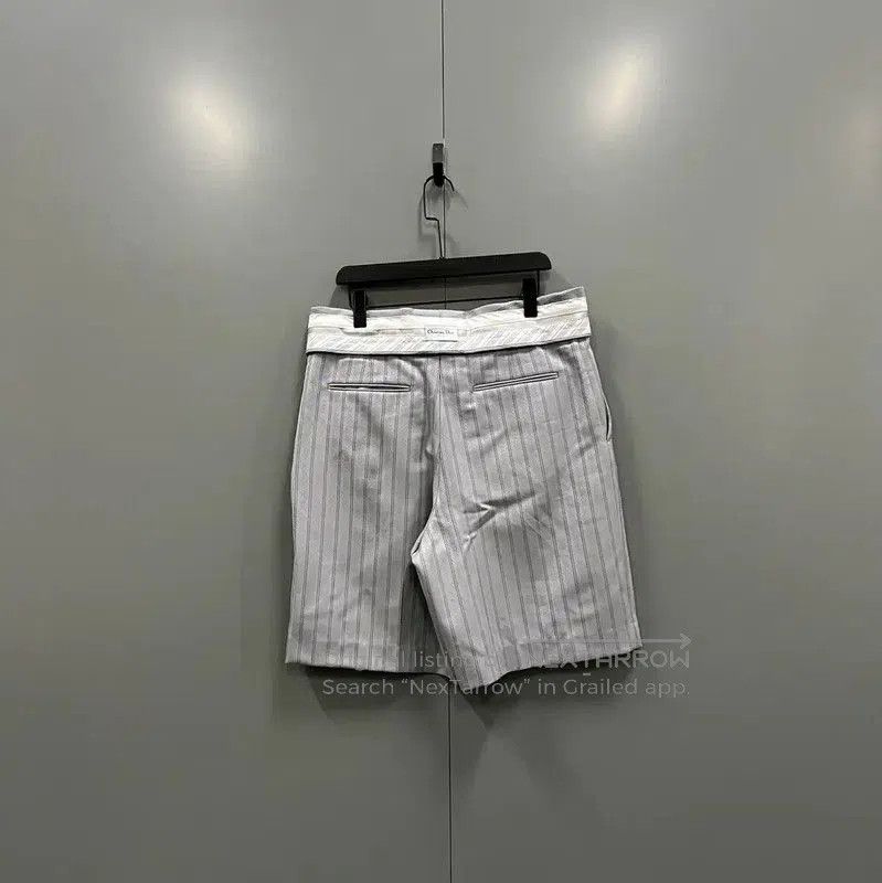 Dior Dior Men's Gray Striped Summer Shorts . Size US 30 / EU 46 - 2 Thumbnail