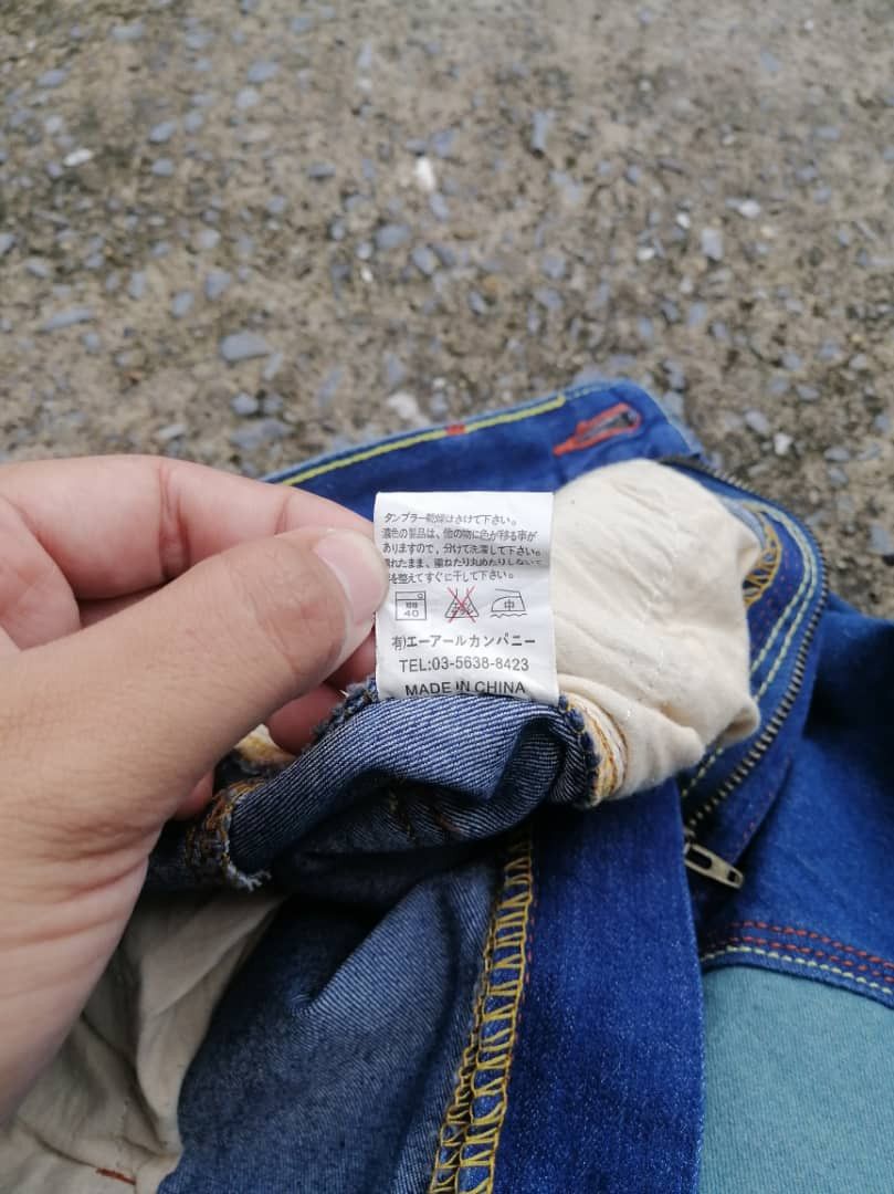 Designer Open Arms Nice Design Denim Jeans Size US 30 / EU 46 - 8 Thumbnail
