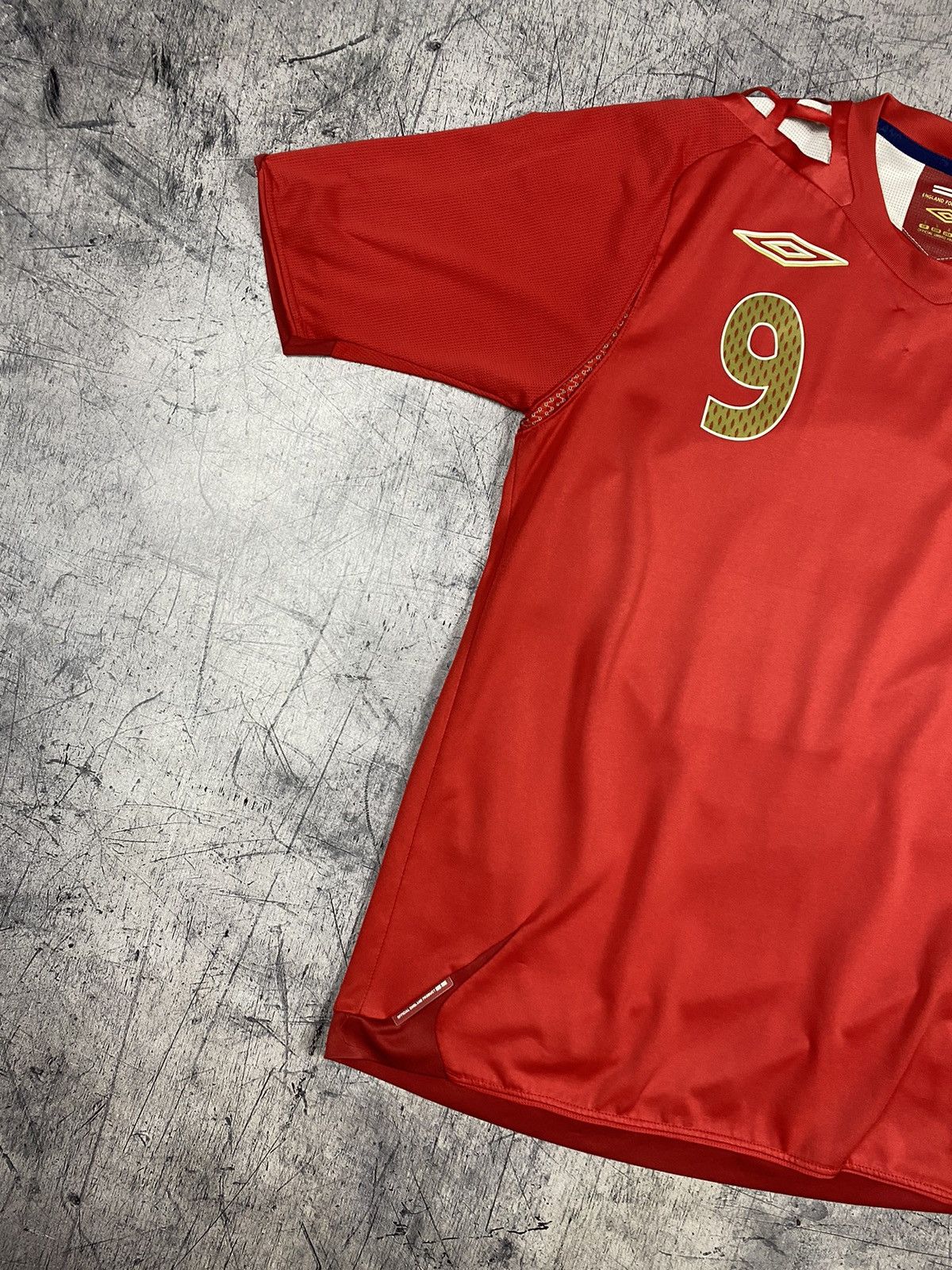 Umbro × Vintage Vintage Umbro England Rooney 9 Soccer Jersey Tee T Shirt Size US S / EU 44-46 / 1 - 3 Thumbnail