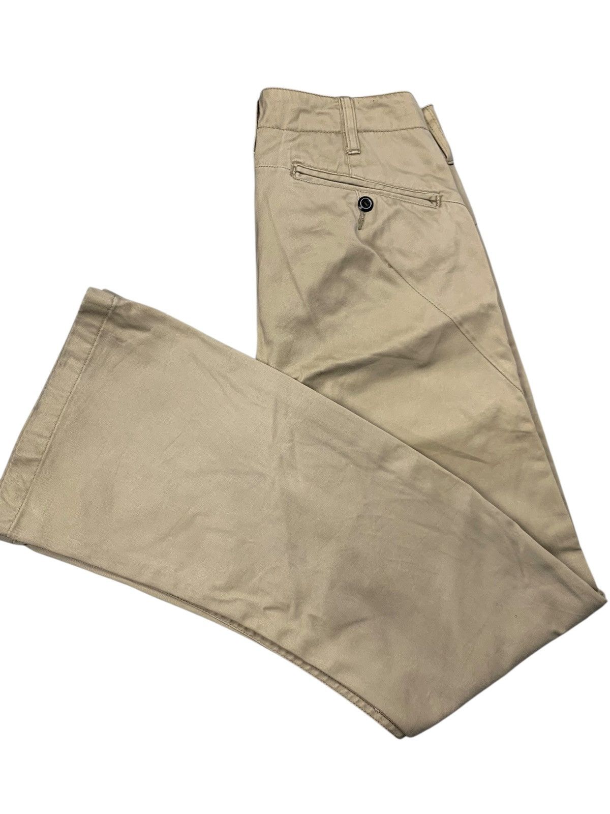 Attachment Japanese brand ATTACHMENT flared chinos unique Size US 31 - 2 Thumbnail