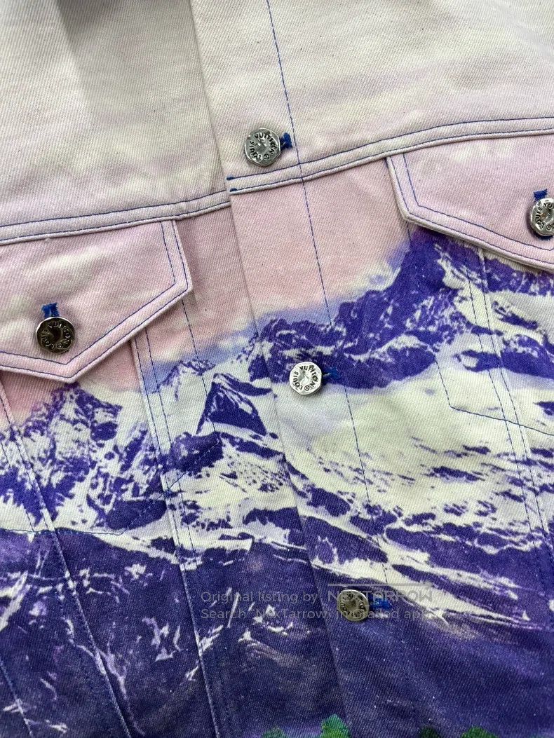Louis Vuitton Louis Vuitton Gradient Snow Mountain Print Denim Jacket Size US S / EU 44-46 / 1 - 2 Thumbnail