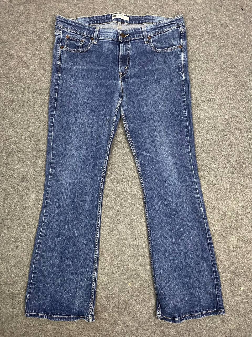 Levi's vintage levis 518 superlow bootcut flare denim nice design Size 37" - 8 Thumbnail