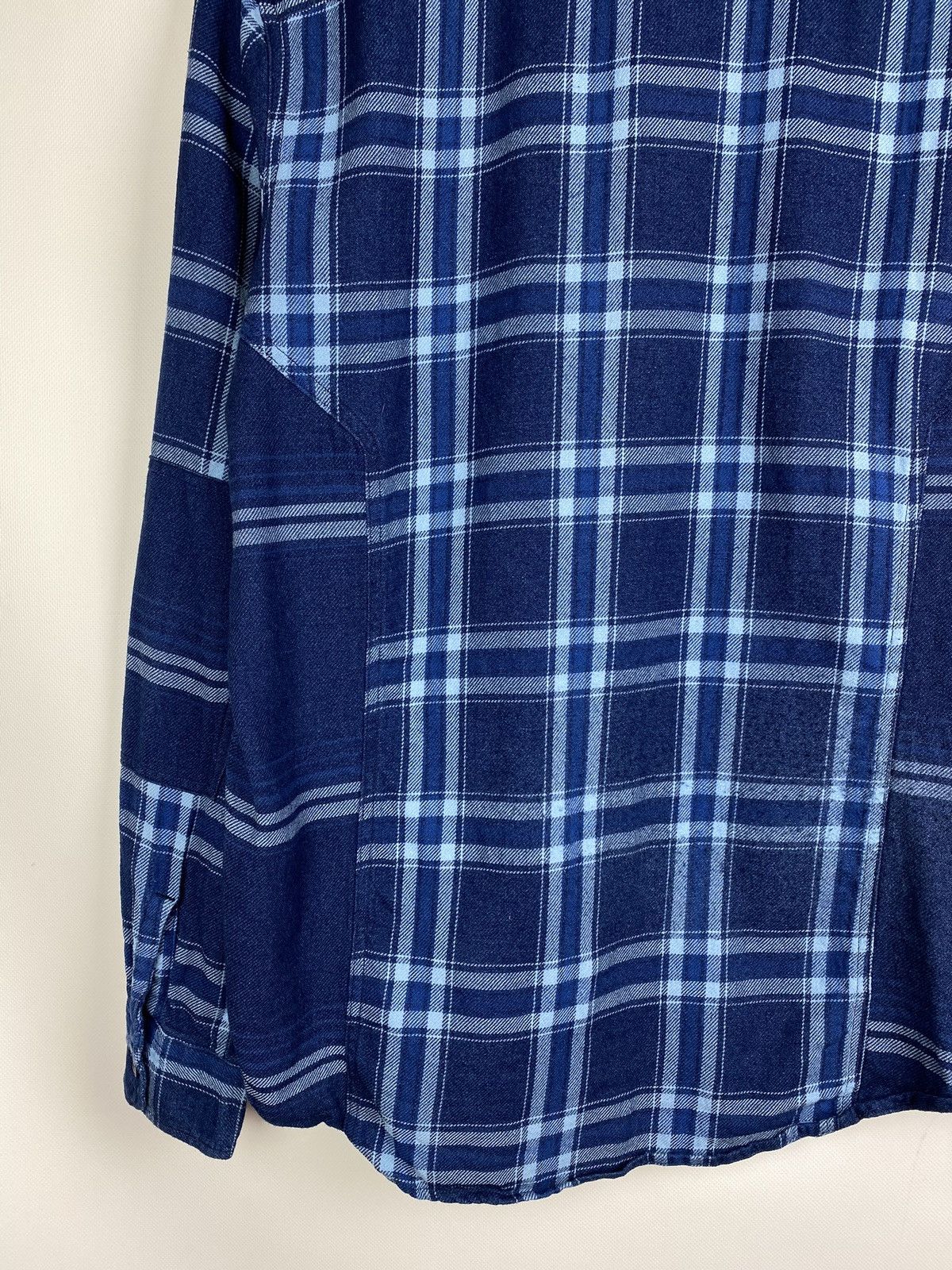 Edwin Edwin Indigo men’s long sleeve checked merge shirt size M Size US M / EU 48-50 / 2 - 20 Thumbnail