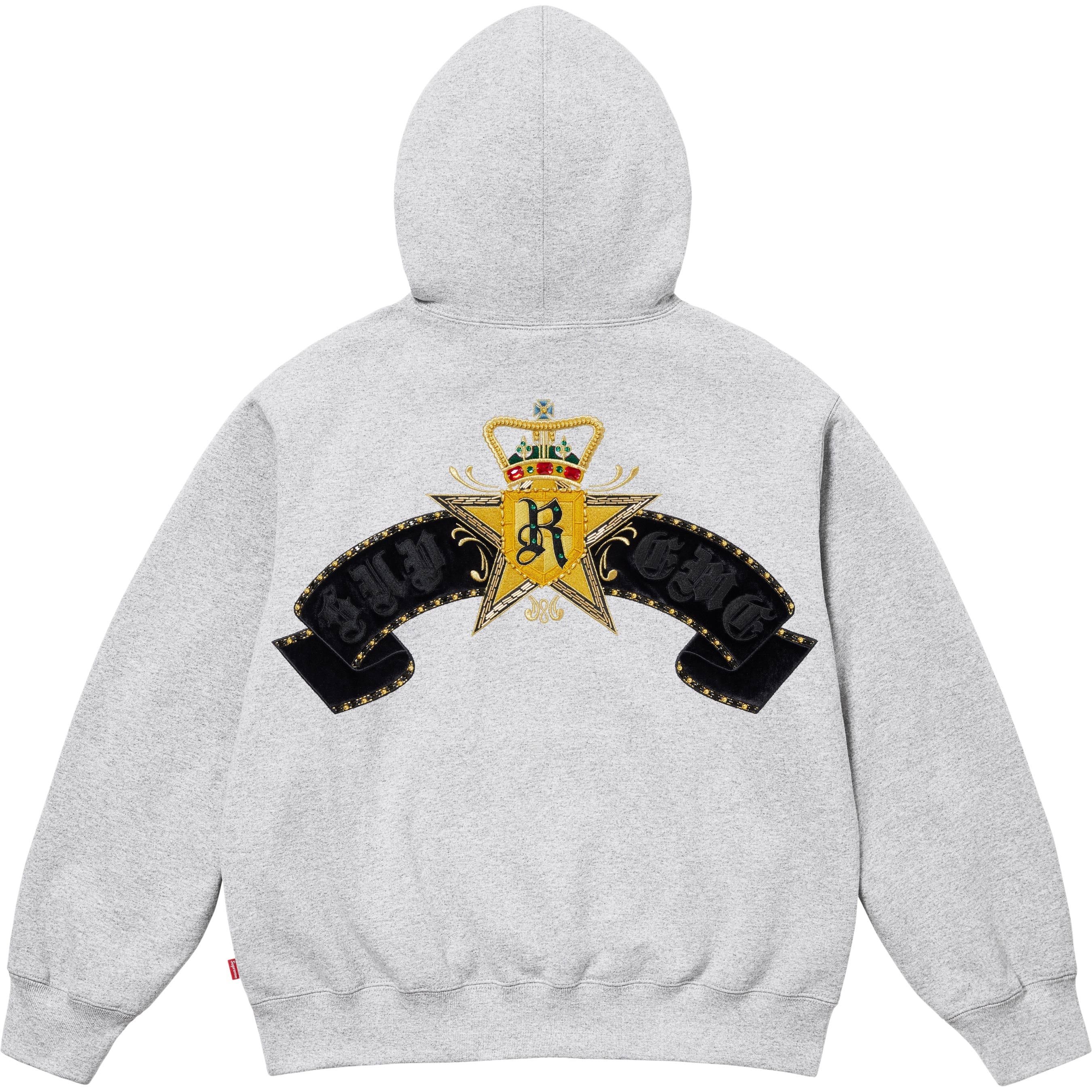 Supreme Spyder Zip Up Hooded Sweatshirt White Men's - US