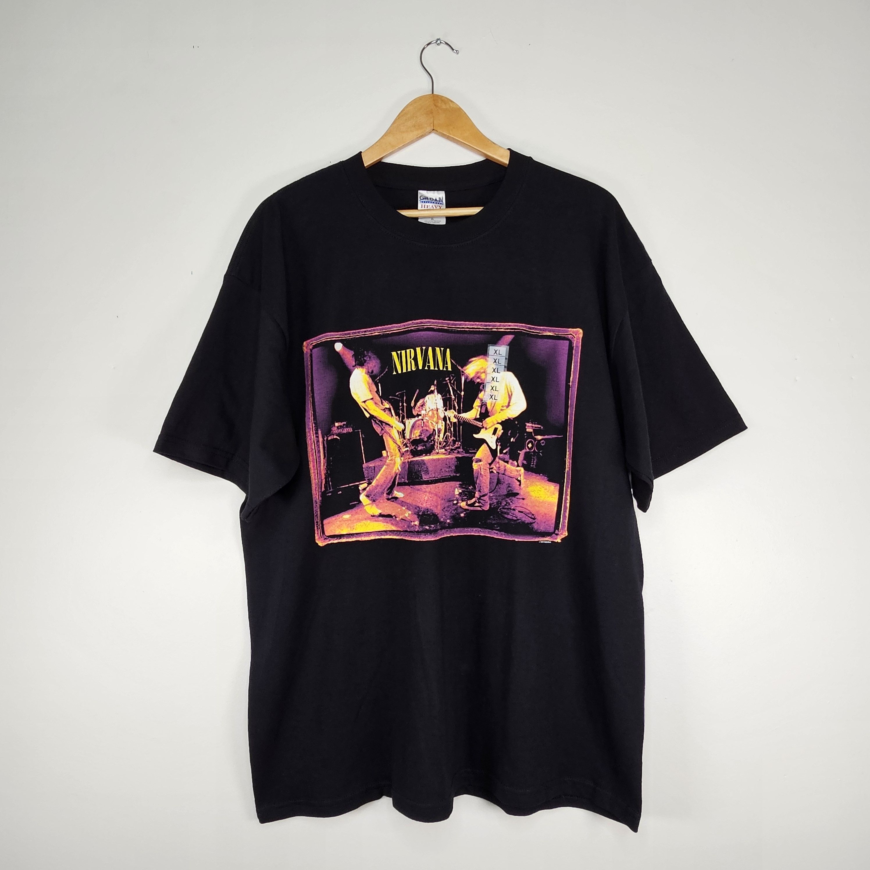 image of Vintage 1996 Nirvana 'from The Muddy Banks' Deadstock Shirt in Black, Men's (Size XL)