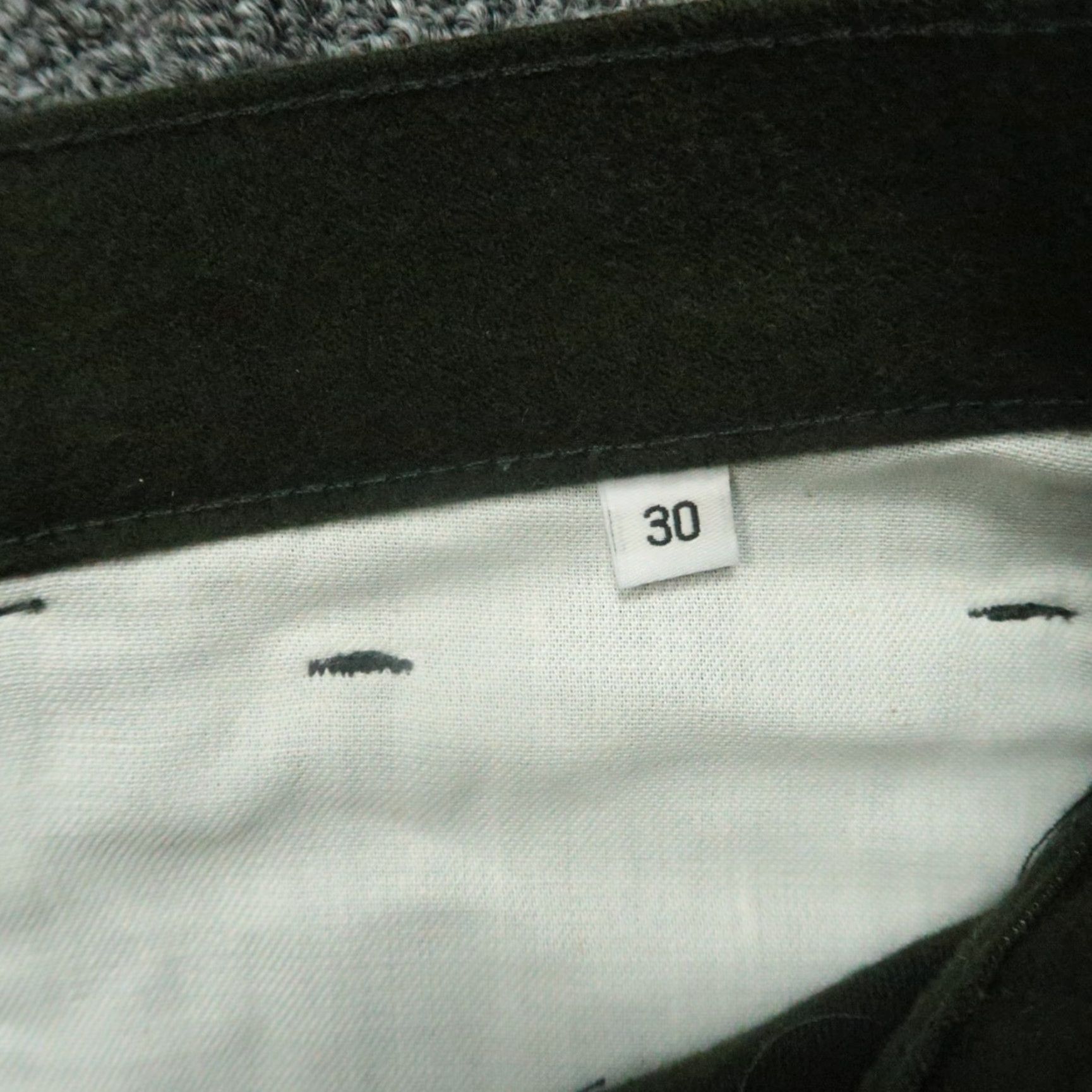 Gustin Gustin Pants Mens 29x30 Olive Green 5-Pocket Trouser Slim Fit Wool Nylon Chino Size US 29 - 7 Thumbnail