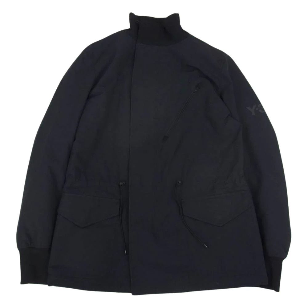 Image of Y-3 Yohji Yamamoto Full Zip Bomber Jacket in Navy, Men's (Size Small)