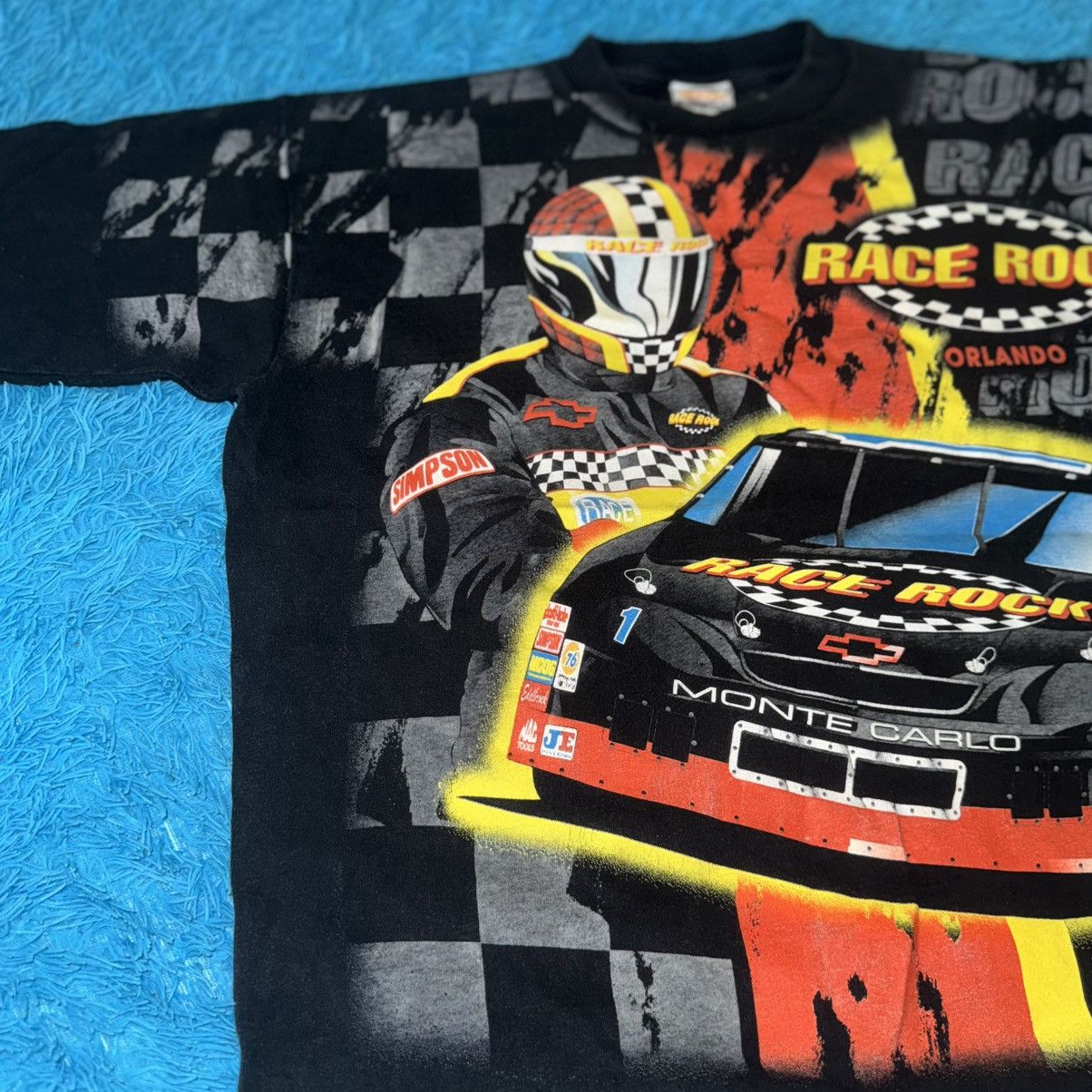 NASCAR VINTAGE OVER PRINT SINGLE STITCH RACE ROCK NASCAR T-SHIRT Size US XL / EU 56 / 4 - 4 Thumbnail