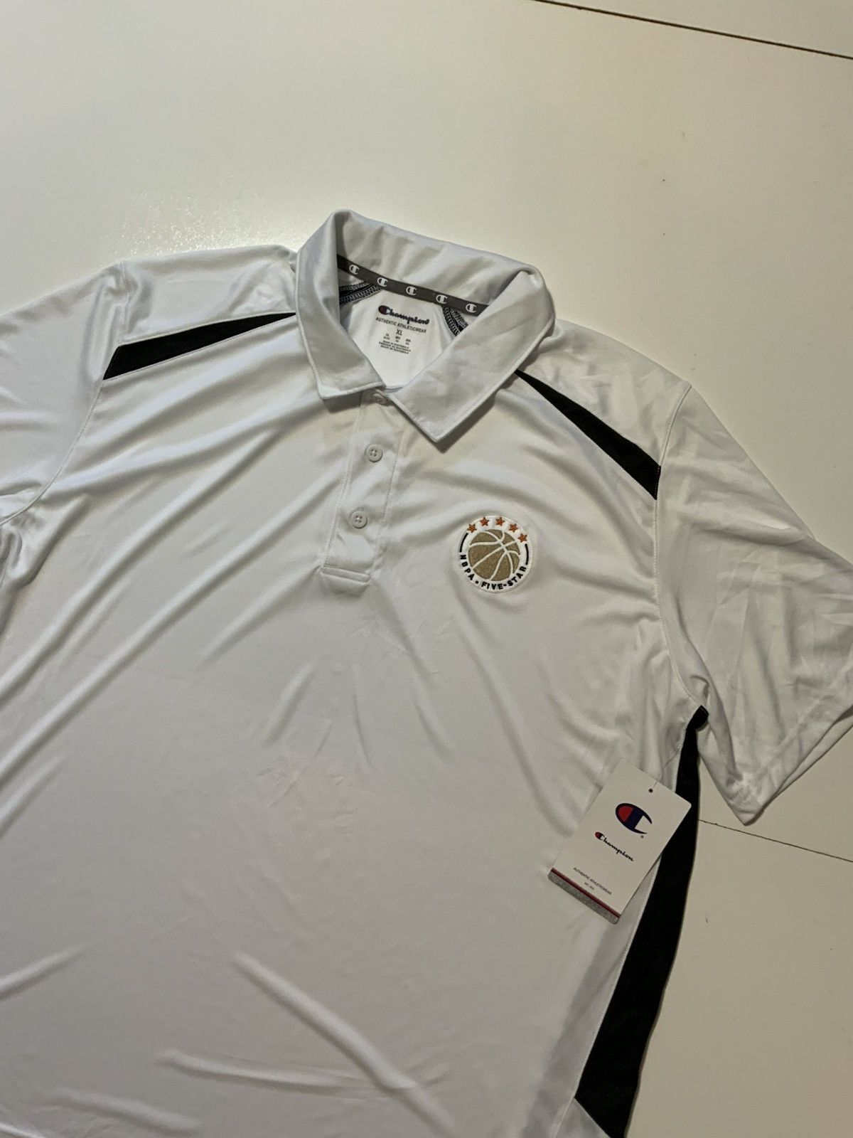 Champion Champion NBPA Five Star Basketball Camp Coaches Polo Shirt Size US XL / EU 56 / 4 - 4 Thumbnail