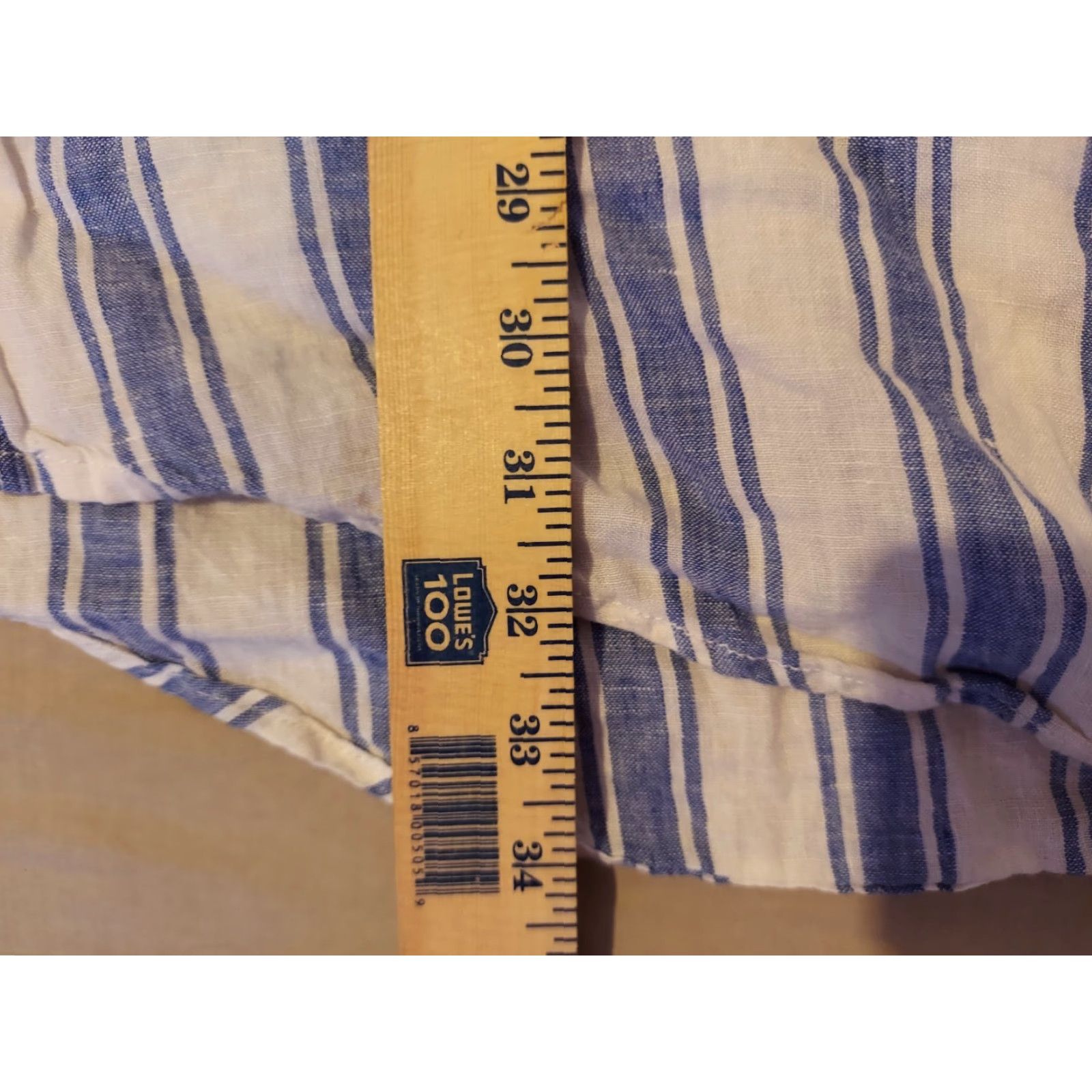 Vintage Womens Tahari Linen Dress Shirt 1X Blue Button Blouse Size XL / US 12-14 / IT 48-50 - 5 Thumbnail