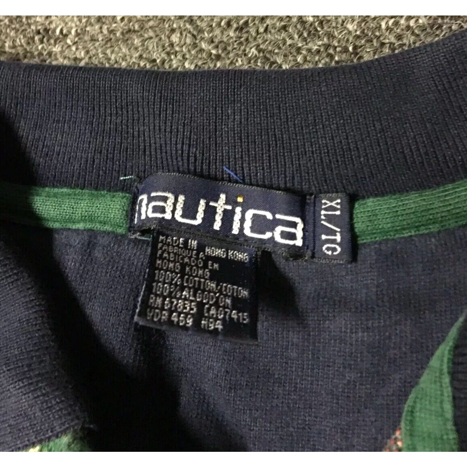 Nautica VINTAGE Nautica Plaid Polo Shirt XL Blue 90s 80s Sports USA Button-Front Size US XL / EU 56 / 4 - 4 Thumbnail