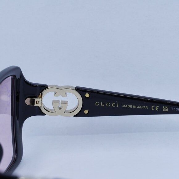 Gucci 🕶️ New Gucci GG1692S 006 Sunglasses - Black Frame Size ONE SIZE - 7 Thumbnail