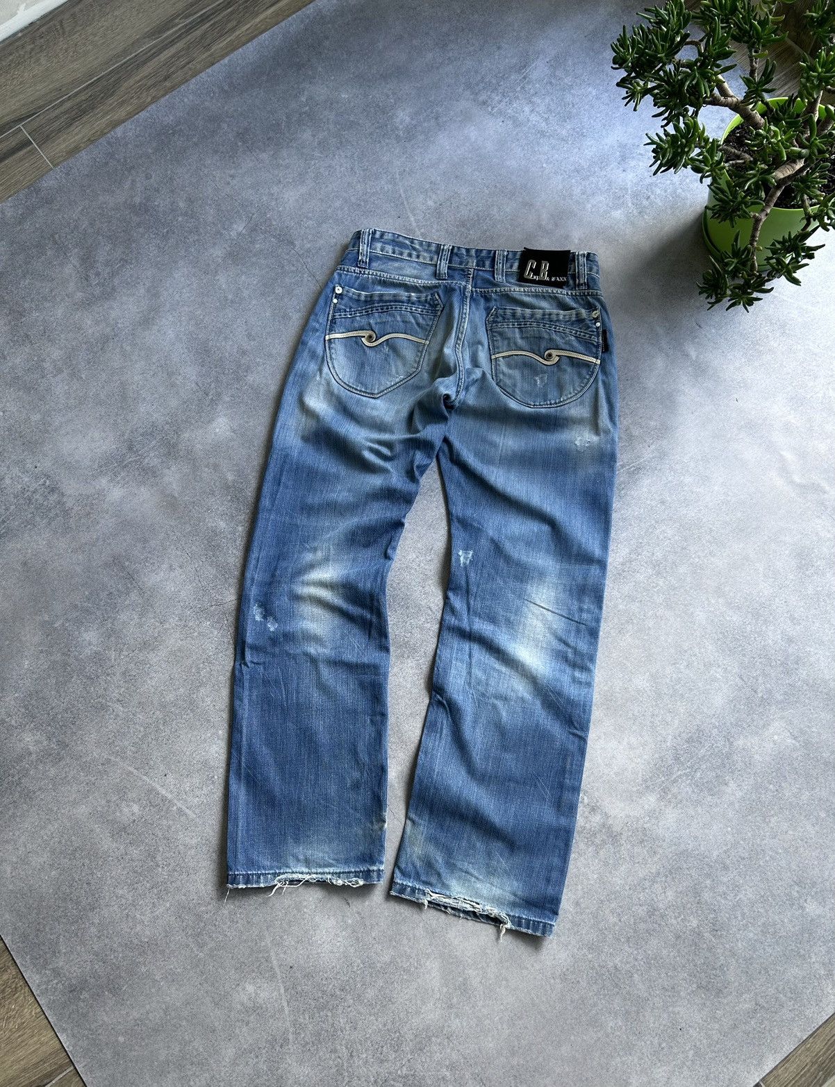 Japanese Brand × Vintage Vintage Cipo & Baxx Distressed Rockers jeans y2k mens Size US 34 / EU 50 - 1 Thumbnail