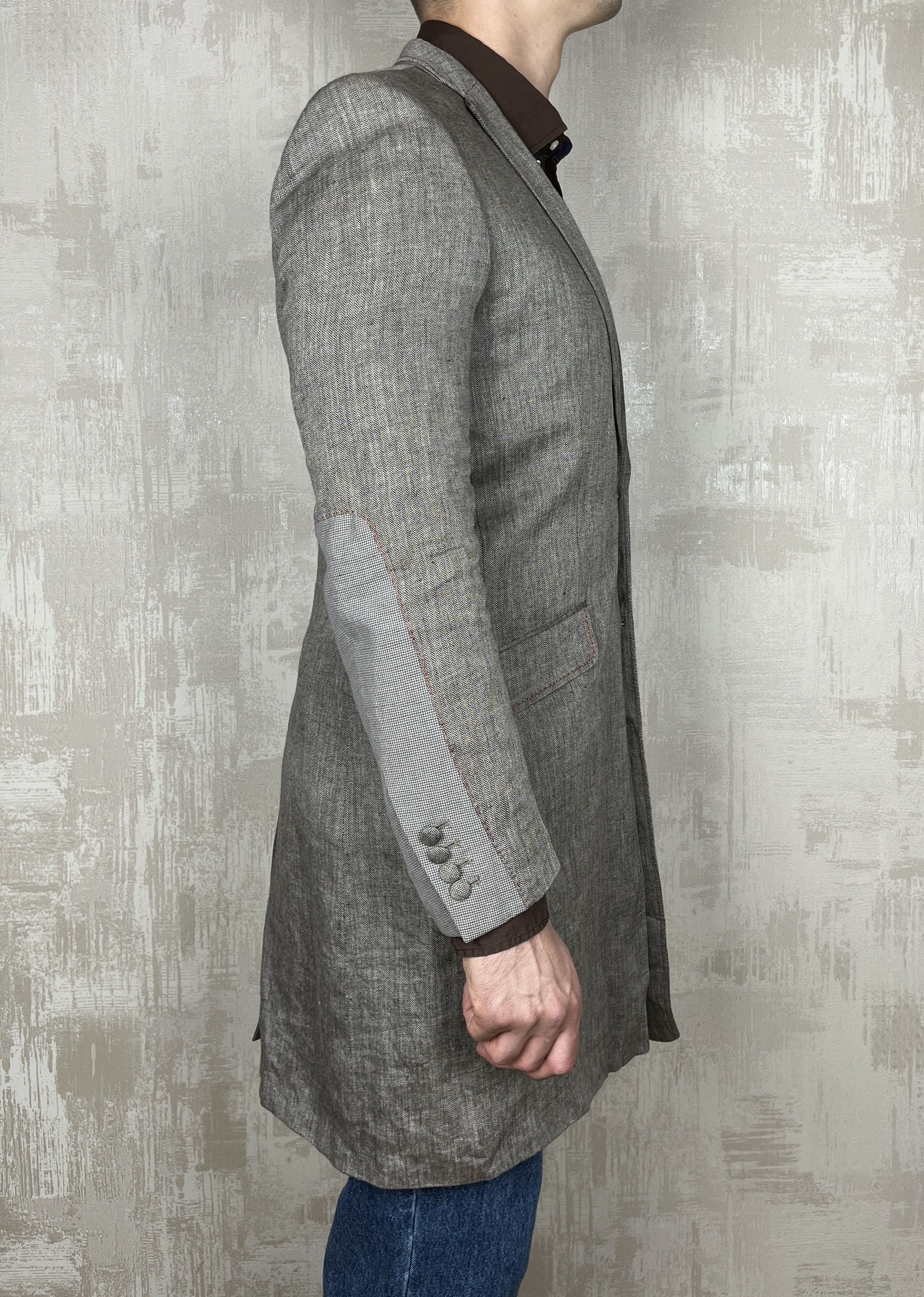 Other UK Holland Esquire Linen Long Blazer Coat Hand Customised Size US M / EU 48-50 / 2 - 7 Thumbnail