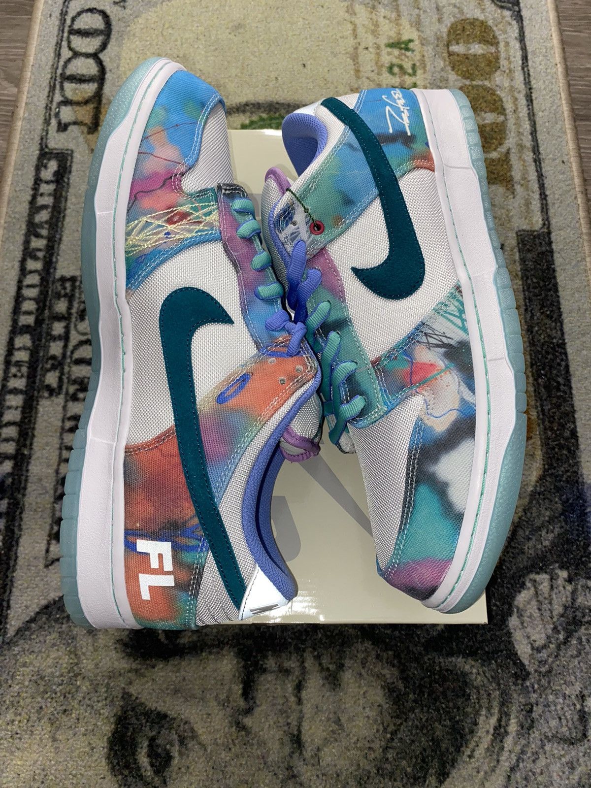 Nike SB Dunk Low Futura Laboratories Bleached Aqua