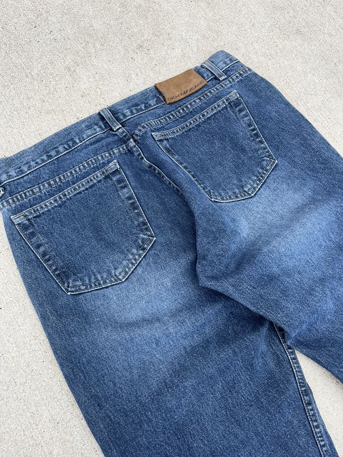 DKNY × JNCO × Vintage Crazy Vintage Y2K DKNY Baggy Jeans Unisex Size US 34 / EU 50 - 9 Thumbnail