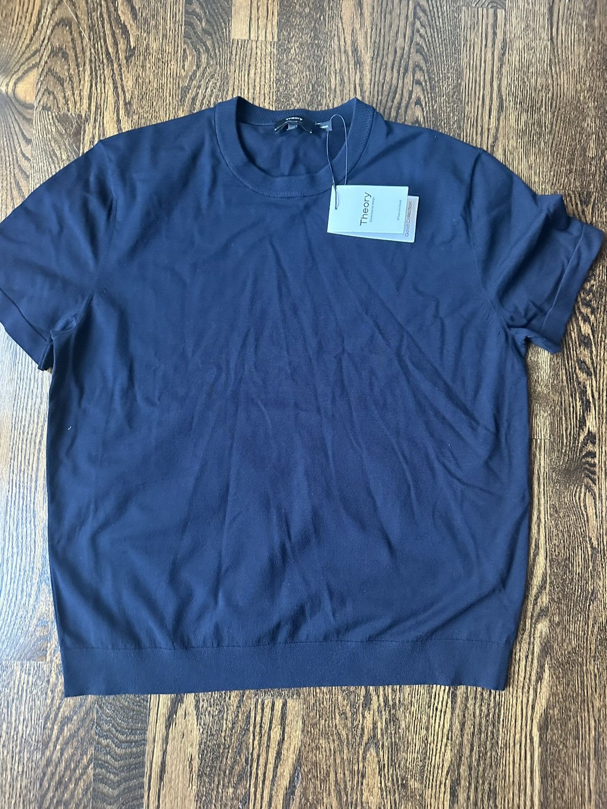 Designer × Theory Theory Knit T-Shirt Size US XL / EU 56 / 4 - 1 Thumbnail
