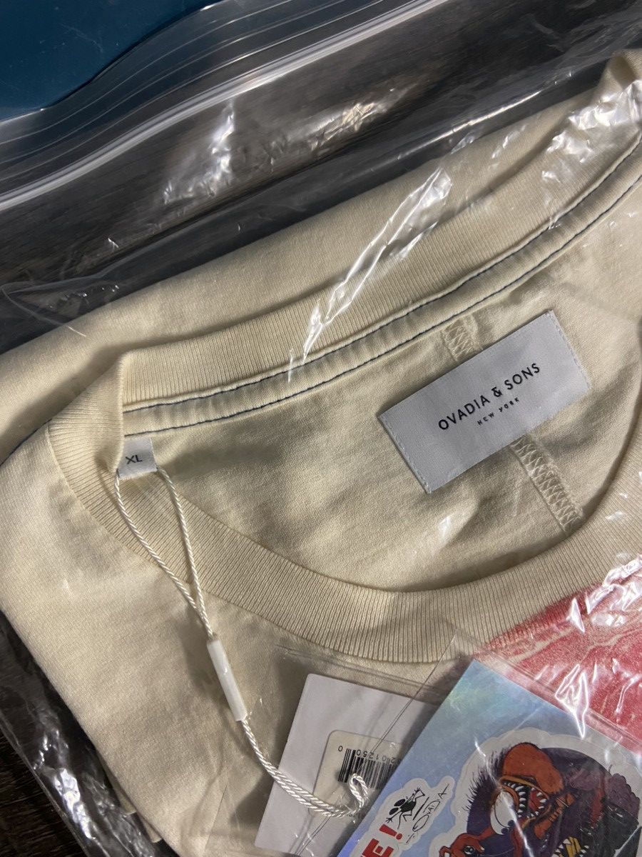 Ovadia & Sons Ovadia & Sons Earths Bounty Tee Cream - Size XL Size US XL / EU 56 / 4 - 4 Thumbnail
