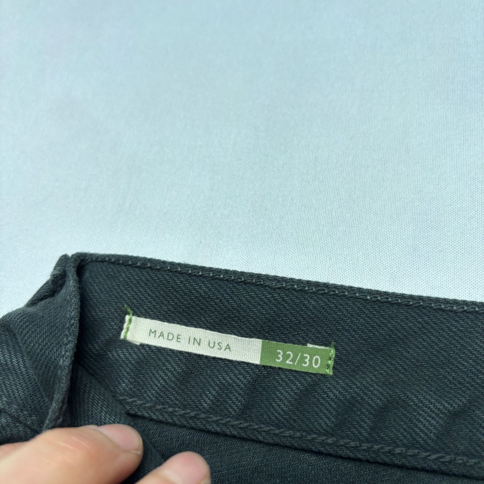 Sid Mashburn $195 Sid Mashburn Straight Leg Jeans Men's 32x30 Black Denim Size US 32 / EU 48 - 5 Thumbnail