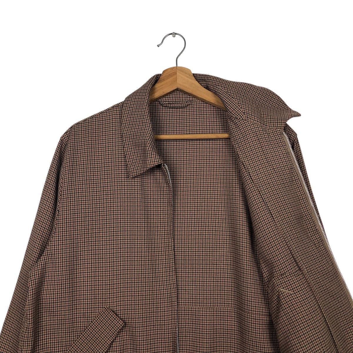 Japanese Brand × Vintage 📌Vintage Bomber Jacket Global Work Tartan Issey Miyake Size US M / EU 48-50 / 2 - 13 Thumbnail
