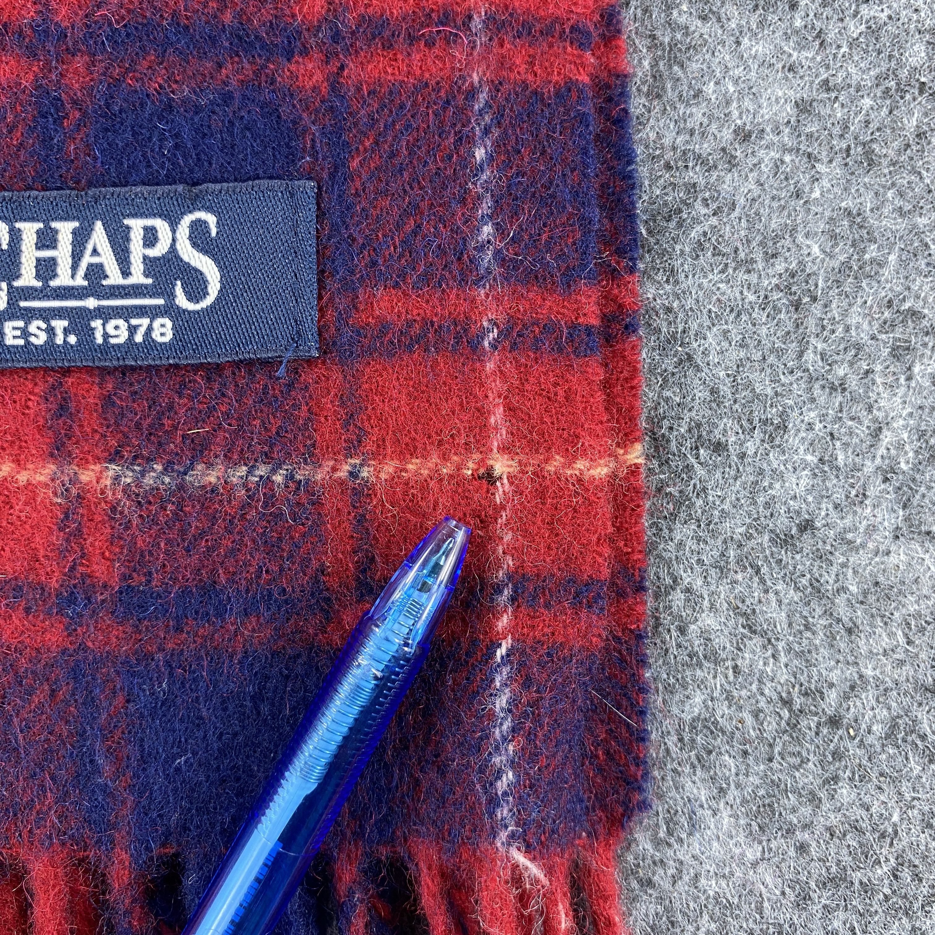 Chaps × Vintage Chaps Scarf # Muffler # Neckwear # D505 Size ONE SIZE - 4 Thumbnail