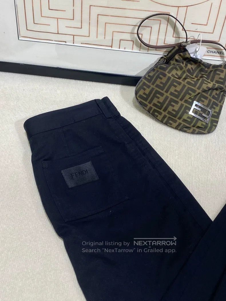 Fendi Fendi Black zippered pocket long pants Size US 36 / EU 52 - 6 Thumbnail