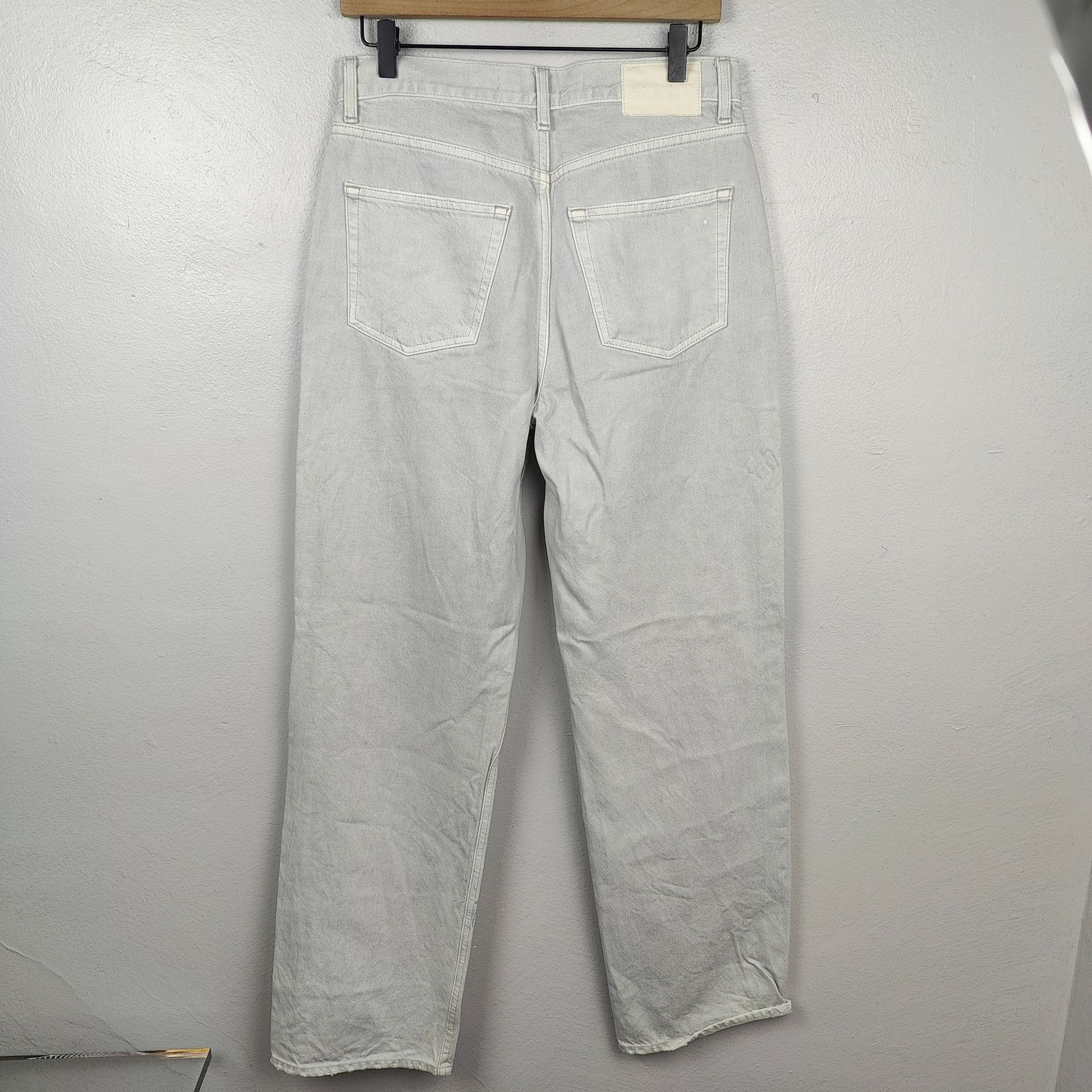 GRLFRND Grlfrnd Baggy Jeans Womens 25 Light Mojave Wash Knee RIps Size 25" / US 0 / IT 36 - 7 Thumbnail