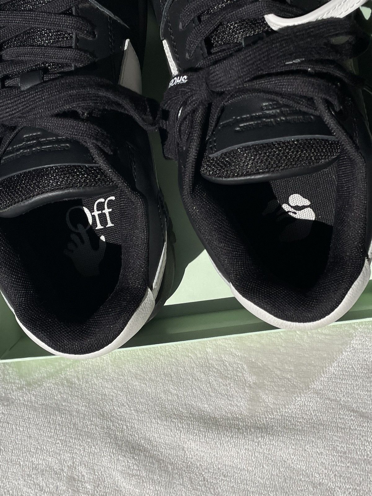 Off-White Off-White’s “OUT OF OFFICE” Sneakers in Black White Size US 6 / EU 39 - 10 Thumbnail