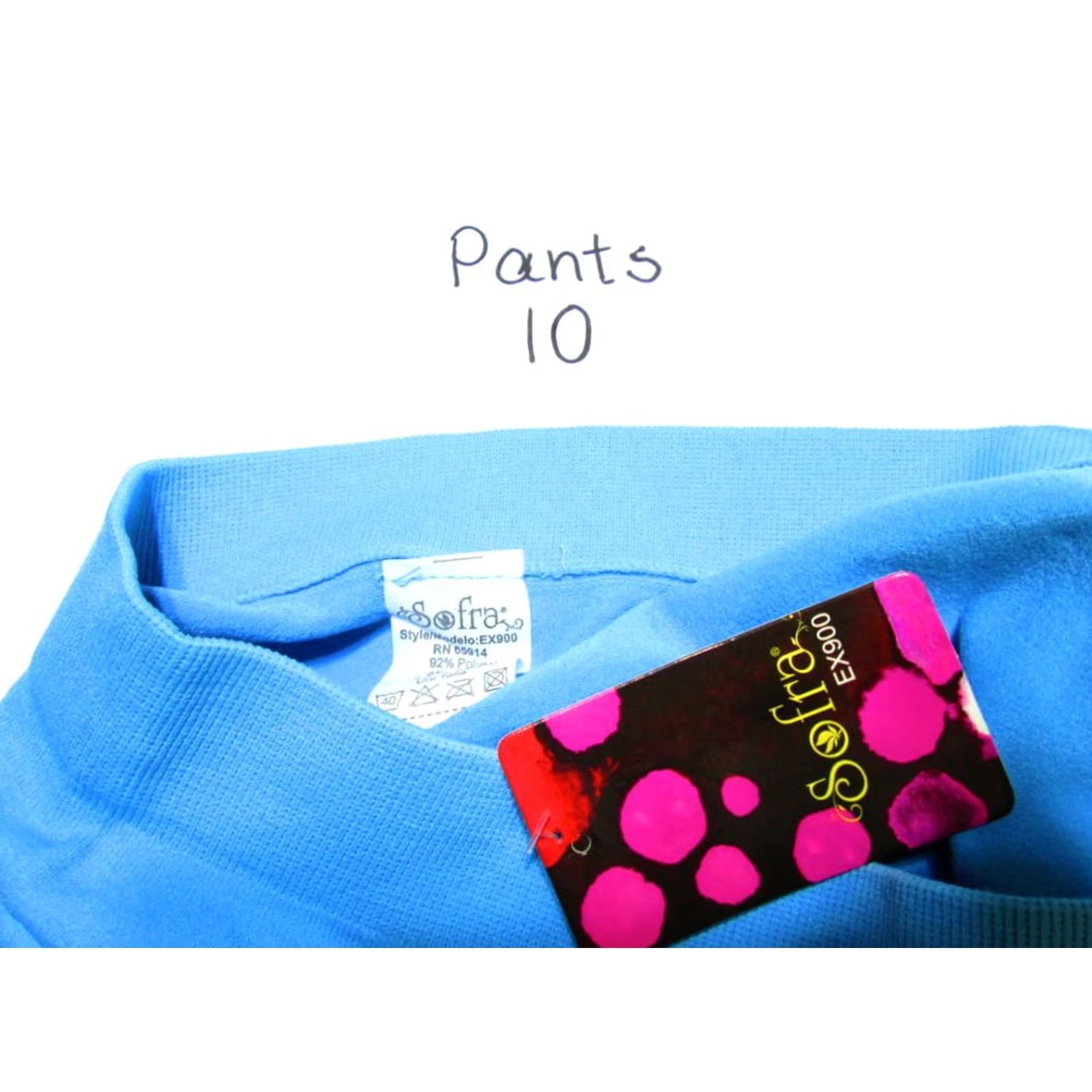 Vintage Sofra Leggings Womens One Size Blue Casual Stretch Jegging NWT Size 42" / US 20 - 7 Thumbnail